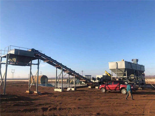 Benutzerfreundliche Doppelwelle zwang stabilisierte Boden-Mischanlage 700t/H