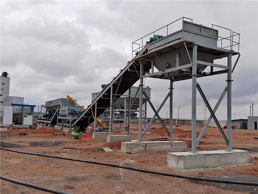 Computergesteuerte messende hohe Leistungsfähigkeit der Boden-Zement-Mischanlage-140KW 500t/H
