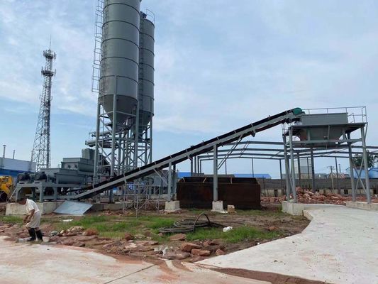 Stabilisierte Bodenmischanlage mit hoher Kapazität 300-600 t/h mit stabilem Produktionsprozess